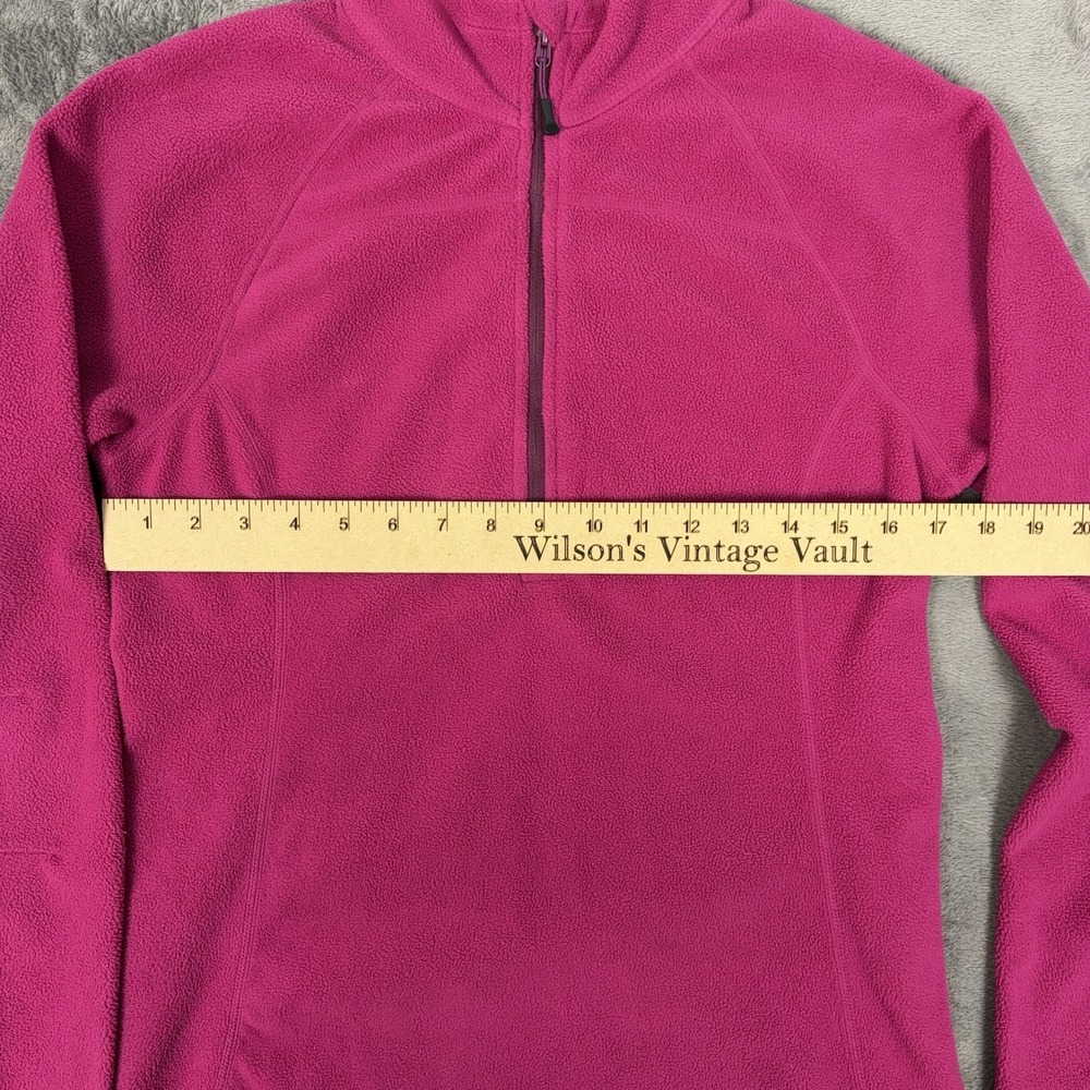 Eddie Bauer Women's Quarter Zip Medium Top Long Sleeve Pink Athletic Hiking Hot - Picture 5 of 8